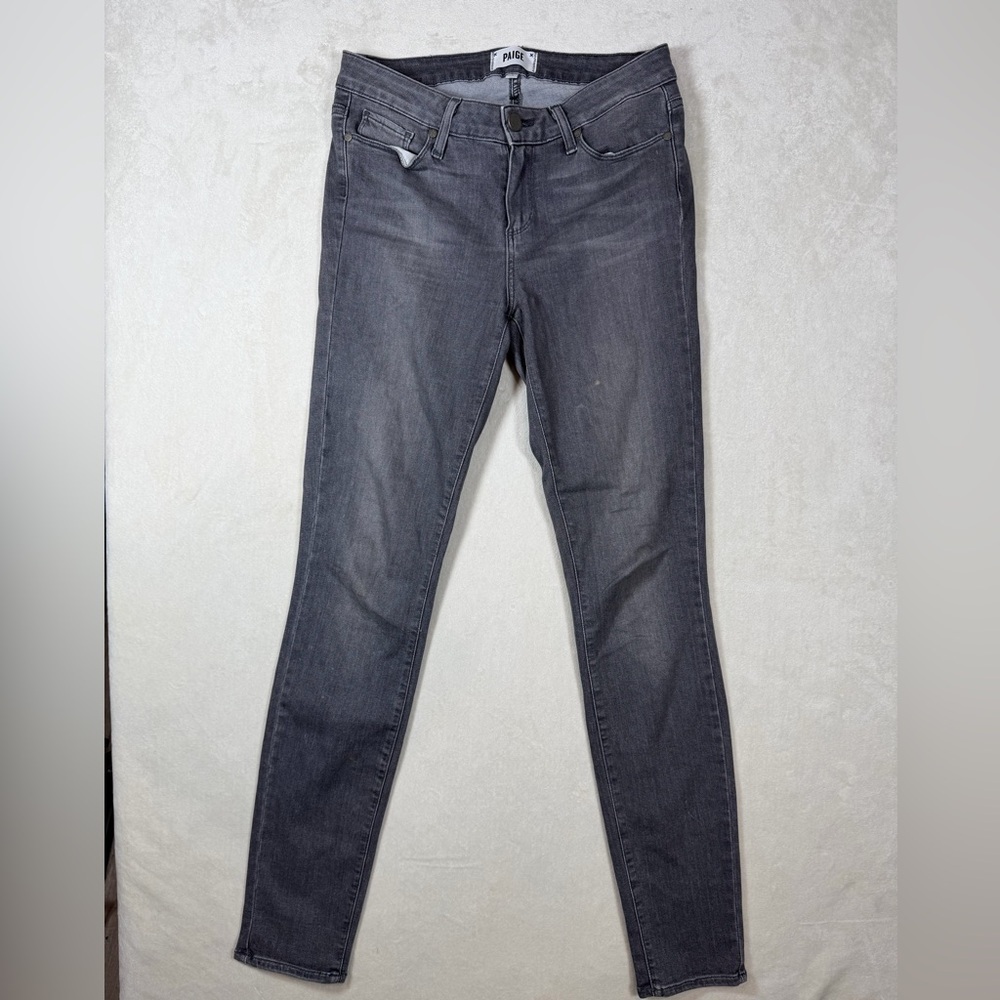 PAIGE Women's Size 28 Verdugo Ultra Skinny Charcoal Skinny Jeans Denim
